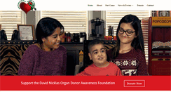 Desktop Screenshot of nicklasfoundation.org